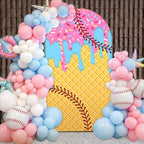 7.2ft Ice Cream Drip Baseball Arch Backdrop Cover Party Decor in 7.2 ft in Ice Cream Drip Baseball