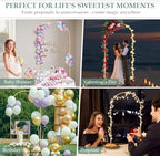 7.2FT Metal Balloon Arch Backdrop Stand for Parties, alternate view 5