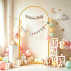 7.2FT Metal Wedding Arch Backdrop Stand for Party, Balloon Arch Stand, alternate view 4