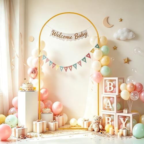 7.2FT Metal Wedding Arch Backdrop Stand for Party, Balloon Arch Stand, alternate view 4
