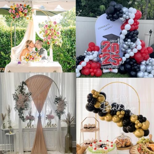 7.2FT Metal Wedding Arch Backdrop Stand for Party, Balloon Arch Stand, alternate view 7