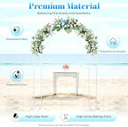 7.2ft Metal Wedding Arch, Square Arched Backdrop Frame Metal Pergola Arbor, Wedding Balloon Arched Backdrop, alternate view 3