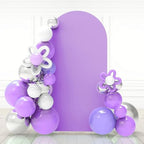 7.2FT Purple Blue Wedding Arch Backdrop Cover for Party Deco in 7.2 FT in Purple