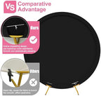 7.2FT Round Backdrop Cover Black Round Arch Covers Backdrop, alternate view 4
