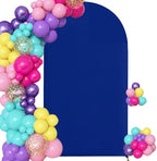 7.2FT Royal Blue Spandex Arch Backdrop (No Stand) in 7.2FT in Royal Blue