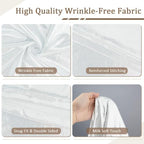 7.2ft Silver Shimmer Arch Backdrop Cover Shiny Birthday Party Arch Covers, alternate view 6