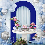 7.2FT Spandex Open Arch Backdrop Cover for Party, Royal Blue in 7.2 feet in Royal Blue, alternate view 2