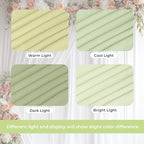 7.2FT Spandex Open Arch Backdrop Cover for Party Wedding, Green in 7.2 feet x 7 feet in Green, alternate view 4