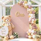 7.2FT Wedding Arch Backdrop Cover, Nude Arch Covers Stretchy Backdrop, Double-Sided Arch Backdrop Stand Cover, alternate view