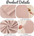 7.2FT Wedding Arch Backdrop Cover, Nude Arch Covers Stretchy Backdrop, Double-Sided Arch Backdrop Stand Cover, alternate view