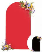 7.2FT Wedding Arch Backdrop Cover, Stretchy Arch Covers Round Top Chiara Backdrop Cover for Wedding Birthday