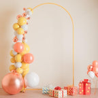 7.2FT Wedding Arch Backdrop Stand, Heavy Duty Metal Arch Frame for Balloons, Flowers & Fabric, Event Decoration