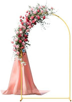 7.2FT Wedding Arch Backdrop Stand, Heavy Duty Metal Arch Frame for Balloons, Flowers & Fabric, Event Decoration, alternate
