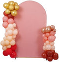 7.2FT Wedding Arch Cover, Dusty Rose Arch Backdrop Cover Stretchy Spandex Backdrop Stand Covers for Birthday