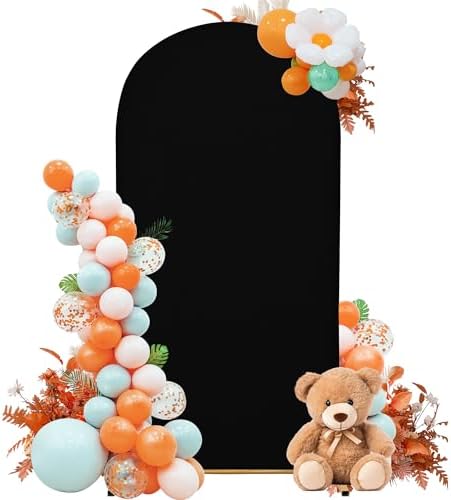 7.2FT Wedding Arch Cover - Stretchy Spandex Fabric Backdrop for Arch Stand