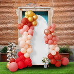 7.2FT Wedding Arch Cover, White Arch Backdrop Cover Stretchy Spandex Backdrop Stand Covers for Birthday Party, alternate view