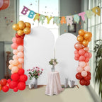 7.2FT Wedding Arch Cover, White Arch Backdrop Cover Stretchy Spandex Backdrop Stand Covers for Birthday Party, alternate view