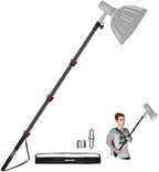 7.5ft/230cm Boom Pole Stand, Portable Telescopic Aluminum, MS-230C