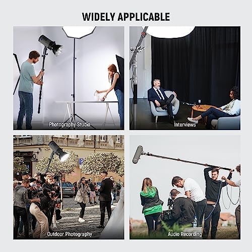 7.5ft/230cm Boom Pole Stand, Portable Telescopic Aluminum, MS-230C, alternate view 6