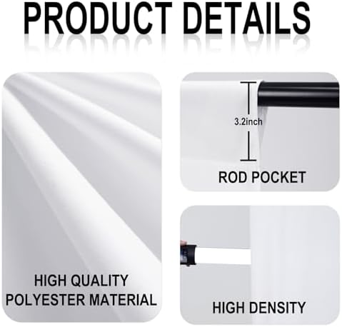 7.5FTx10FT White Backdrop Background for Photography Photoshoot, alternate view 3