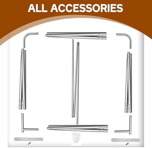 7.5x10 FT Tension Fabric Display Backdrop for Trade Show Booth, Stand Holder Backdrop Portable Aluminum, alternate view 4