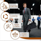 7.5x10 FT Tension Fabric Display Backdrop for Trade Show Booth, Stand Holder Backdrop Portable Aluminum, alternate view 7