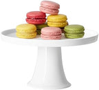 7.8" White Small Cake Stand Ceramic Cake Holder Round Dessert Stand for Cupcake Cookie Pie Muffin Fruit, Cake, alternate view