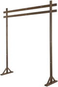 7.8FT Wooden Wedding Arch, Square-Shaped Wooden Arch Backdrop Stand, for Ceremony, Wedding, Party, Garden Beach