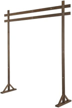 7.8FT Wooden Wedding Arch, Square-Shaped Wooden Arch Backdrop Stand, for Ceremony, Wedding, Party, Garden Beach