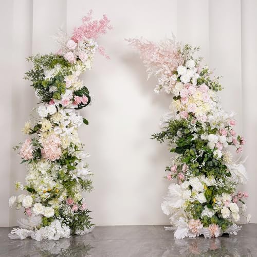 7.9FT&6.7FT Half Balloon Arch Stand, Wedding Arch Backdrop Stand with Base, alternate view 3