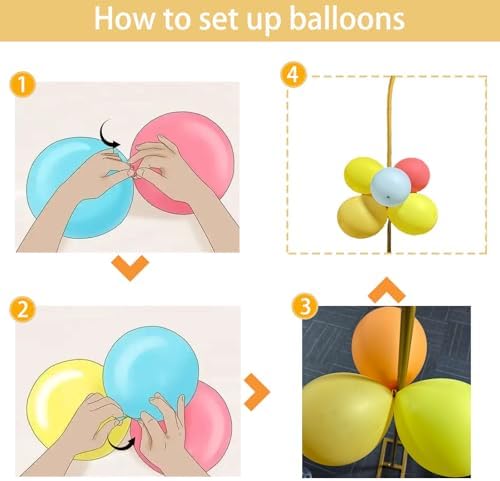 7.9FT&6.7FT Half Balloon Arch Stand, Wedding Arch Backdrop Stand with Base, alternate view 6