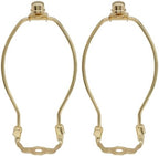 7 Inch Lamp Shade Harp Holder, 2 Pcs, Gold in Gold
