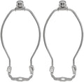 7 Inch Lamp Shade Harp Holder, 2 Pcs, Silver in Silver