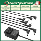 7-Output Power Cord Compatible with Hallmark Keepsake Christmas Ornament Storytellers Ornaments Replacement for, alternate