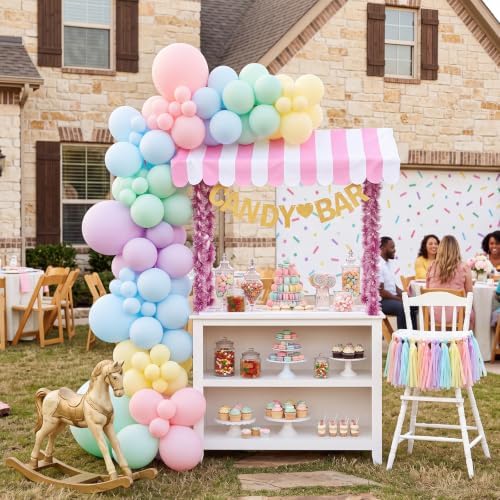 7 Pcs Candy Bar Party Decorations Candy Bar Stand Supplies, alternate view 4