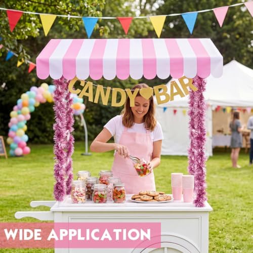 7 Pcs Candy Bar Party Decorations Candy Bar Stand Supplies, alternate view 5