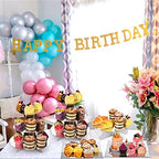 7 Pcs Dessert Table Display Set 3 Tiered Cupcake Stand, Silver in Silver, alternate view 4