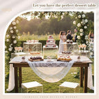 7 Pcs Extra Large Acrylic Buffet Risers, 8-14" Square, Clear in 7.2 to 16" in White, alternate view 6