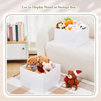 7 Pcs Extra Large Acrylic Buffet Risers, 8-14" Square, White in 7.2 to 16" in White, alternate view 5