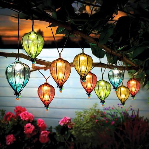 7 Pcs of 11FT Multicolor String Lights with 10 Bulbs, UL Listed Connectable Waterproof Decorative LED Lights, alternate view