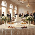 7-Piece Acrylic Dessert Table Set - 1 Cake Stand (12”), 2 Slim Vases, 2 Slim Cake Stands & 2 Serving Trays, alternate view 2