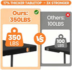 7 Piece Plastic Folding Table Chairs Set for 6-Person, Black in Black, alternate view 7