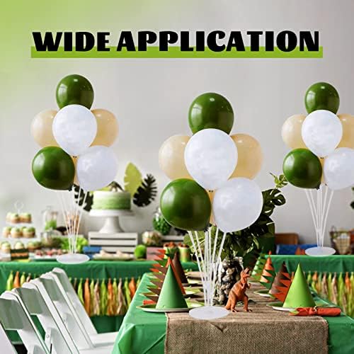 7 Sets Balloon Stands for Table Balloon Stand Kits Clear Table Balloon Centerpiece Stand Balloon Holder, alternate view 2