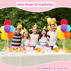 7 Sets Balloon Stands for Table Balloon Stand Kits Clear Table Balloon Centerpiece Stand Balloon Holder, alternate view 5