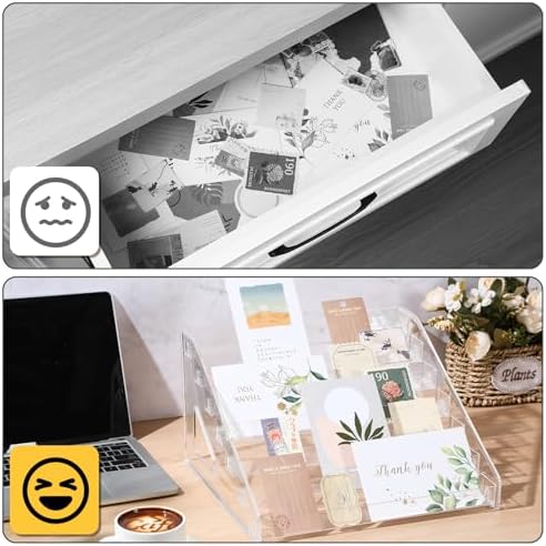 7 Tier Acrylic Card Display Stand for Vendors Retail, 12 Inch Versatile Display Stand for Trading Greeting, alternate view 5