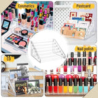 7 Tier Acrylic Card Display Stand for Vendors Retail, 12 Inch Versatile Display Stand for Trading Greeting, alternate view 6