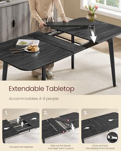 70.9'' Dining Table for 4-8 People, Kitchen Table, alternate view 5