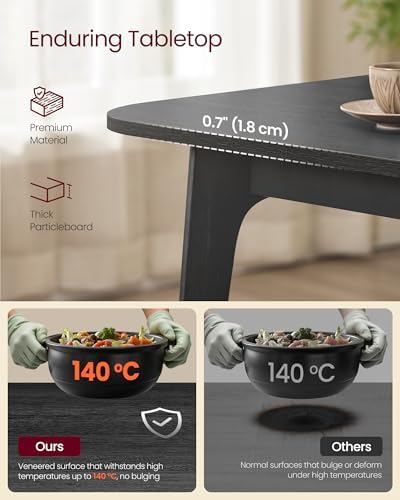 70.9'' Dining Table for 4-8 People, Kitchen Table, alternate view 6