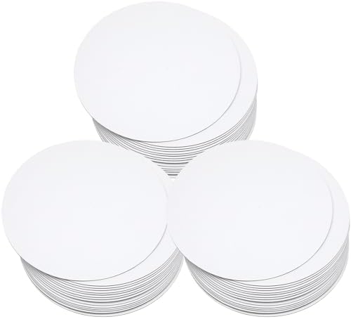 70-Packs White Cake Boards Round 12 Inch Circles Rounds Base Food-Grade Cardboard Cake Plate(Thinner But