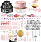 700 Cake Decorating Kit Baking Supplies Tools for Beginners & Pros